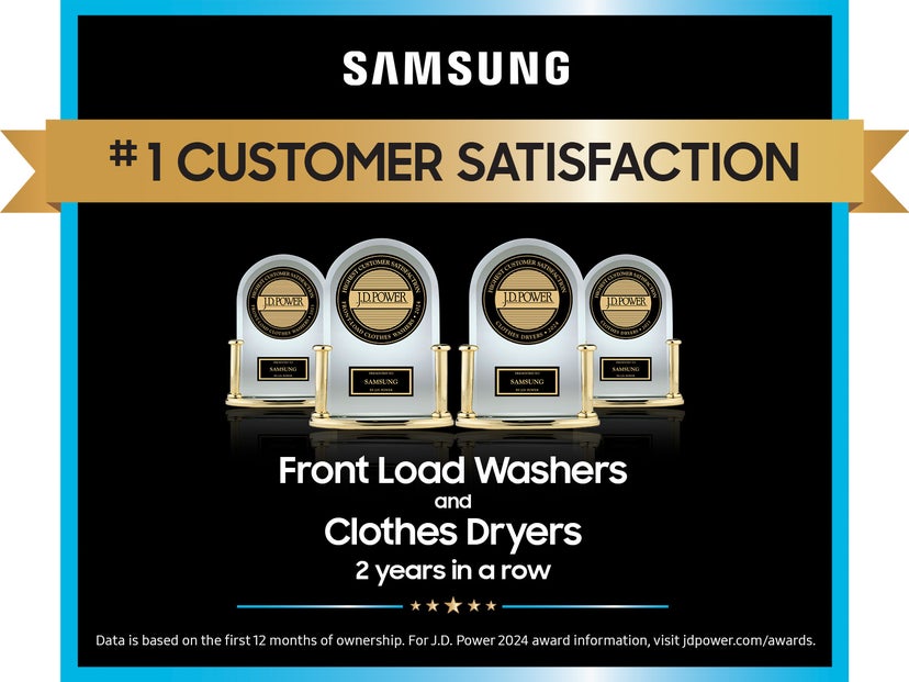 Samsung WH46DBH500EV Bespoke AI Laundry Hub™ 4.6 cu. ft. Large Capacity...