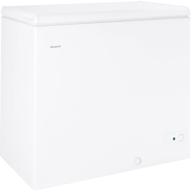 Hotpoint HCM7SMWW Chest Freezer with LED Lighting and Manual Defrost...