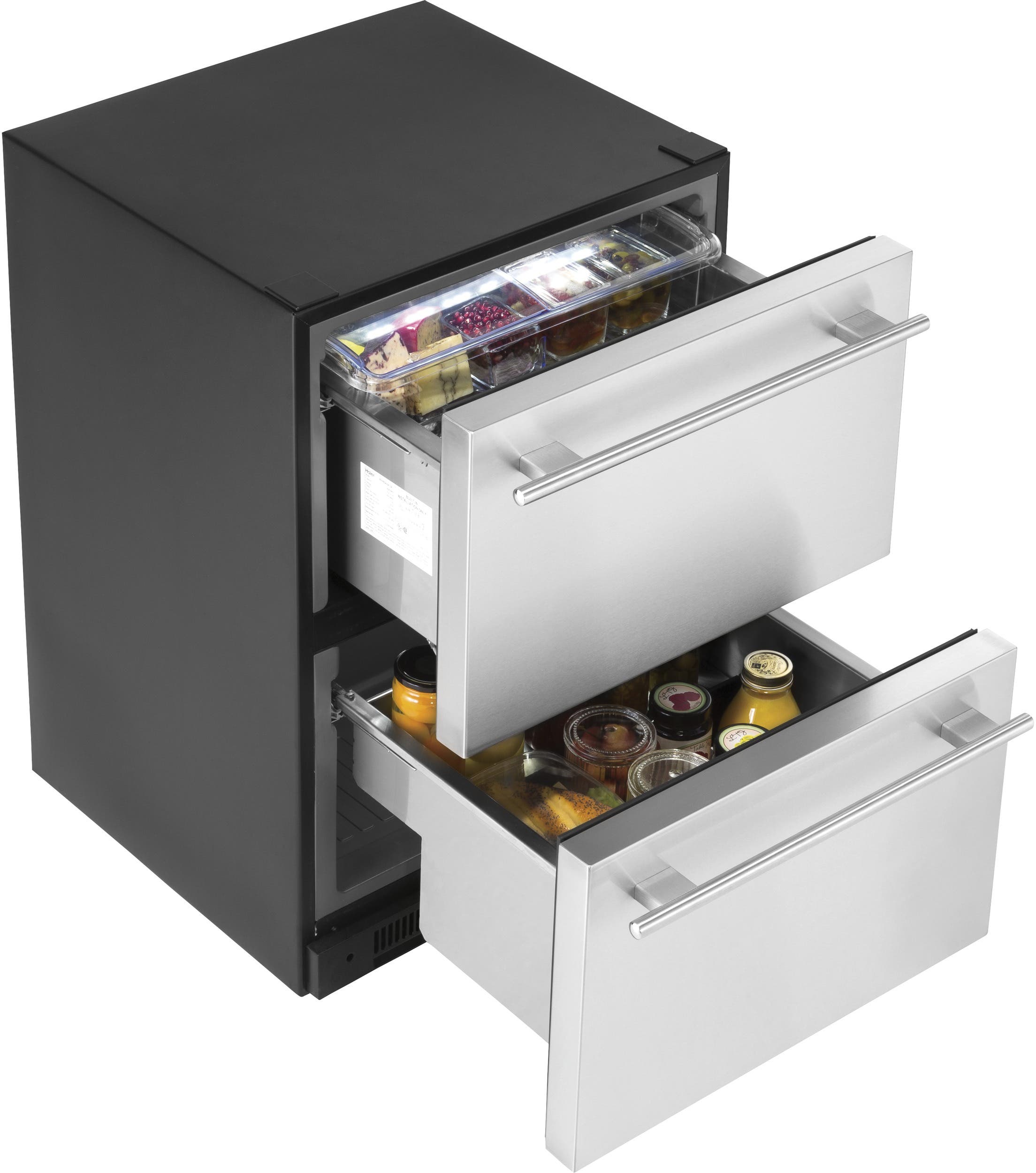 Haier DD410RS 24 Inch Built-In Dual Refrigerator Drawers