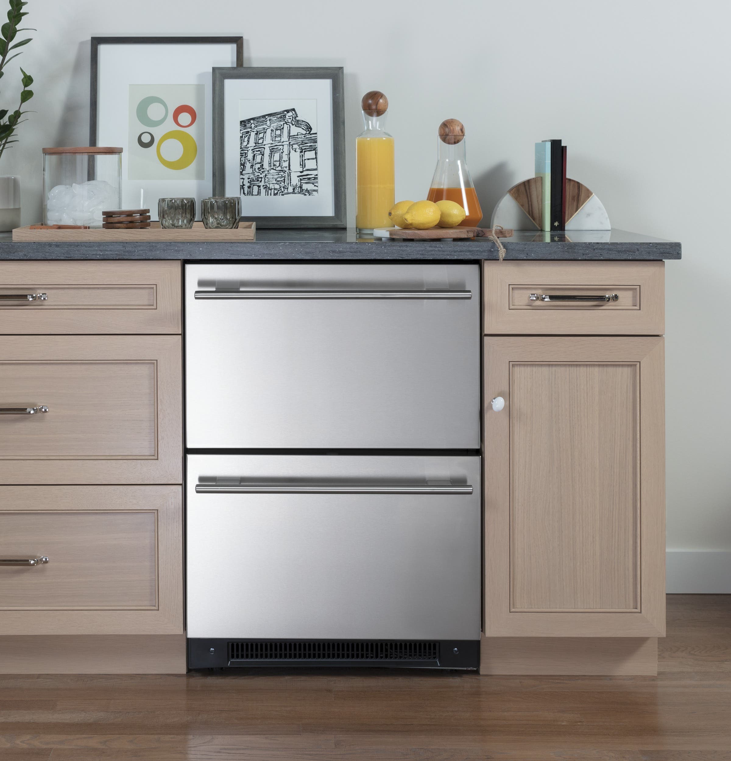 Haier DD410RS 24 Inch Built-In Dual Refrigerator Drawers
