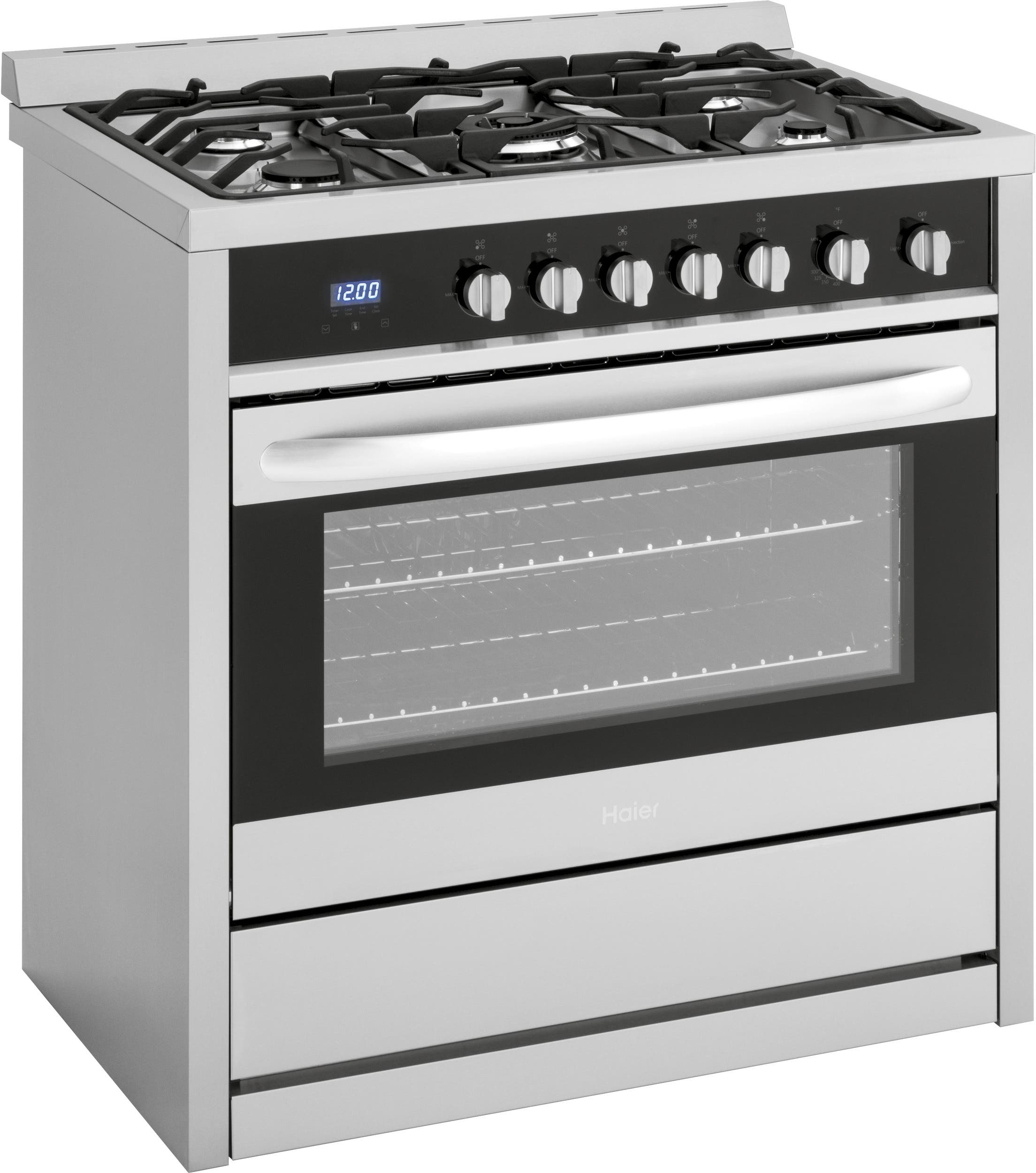 Haier HCR6250AGS 36 Inch Freestanding Gas Range