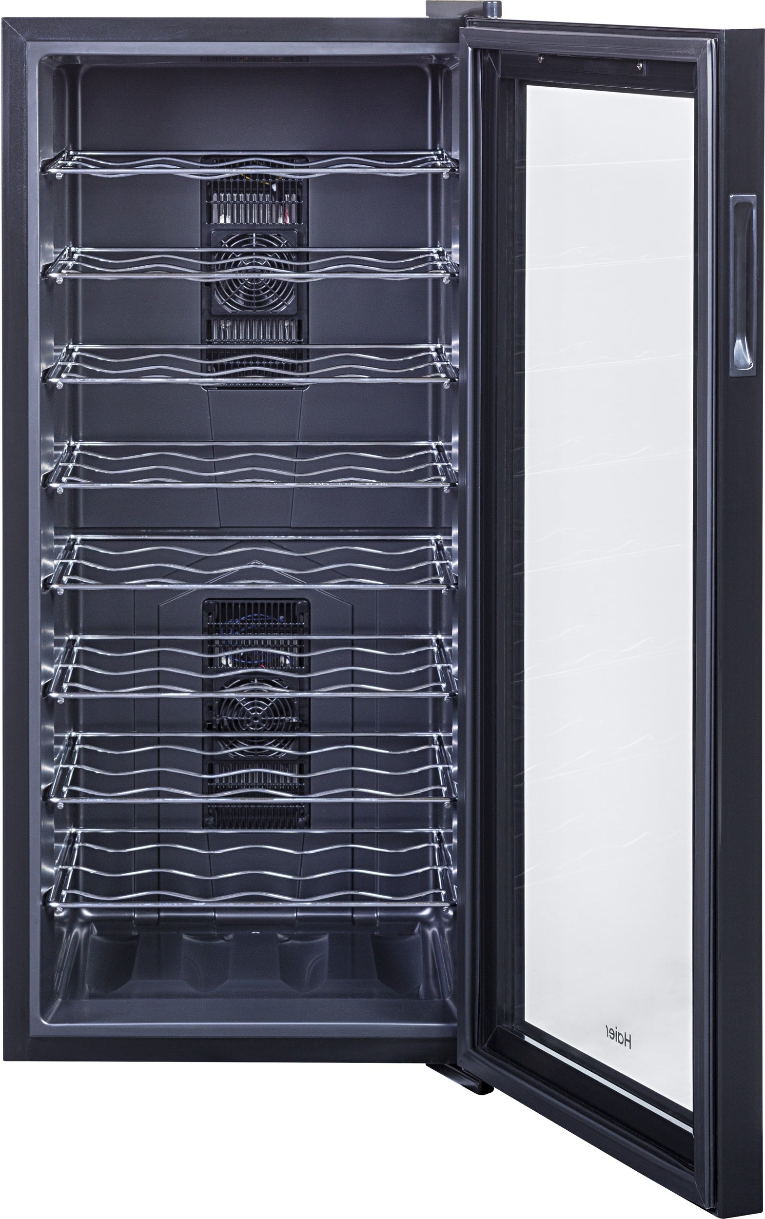Haier HEWFT36BXB 18 Inch Wine Cellar Black | Plesser's Appliances