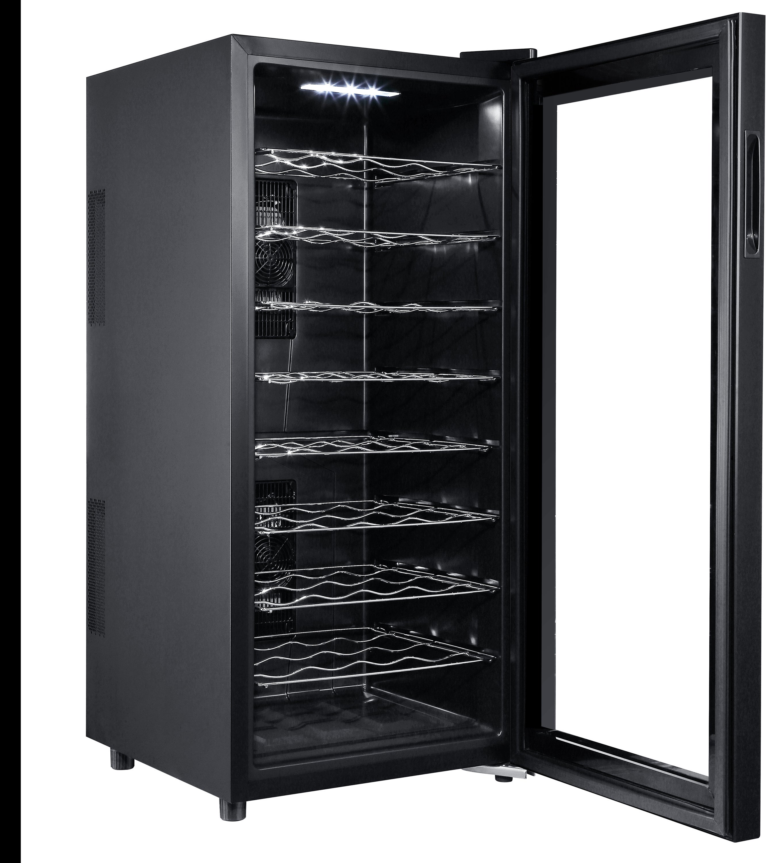 Haier HEWFT36BXB 18 Inch Wine Cellar Black | Plesser's Appliances