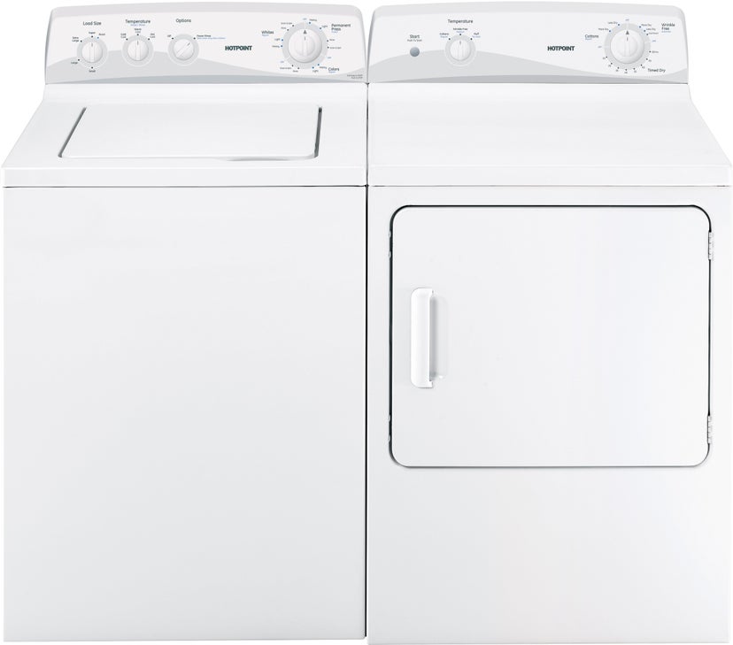 Hotpoint HTDX100EDWW Hotpoint 6.0 Cu. Ft. Capacity Dura Drum Electric D...