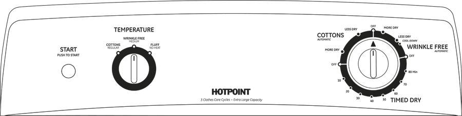 Hotpoint HTDX100GMWW White