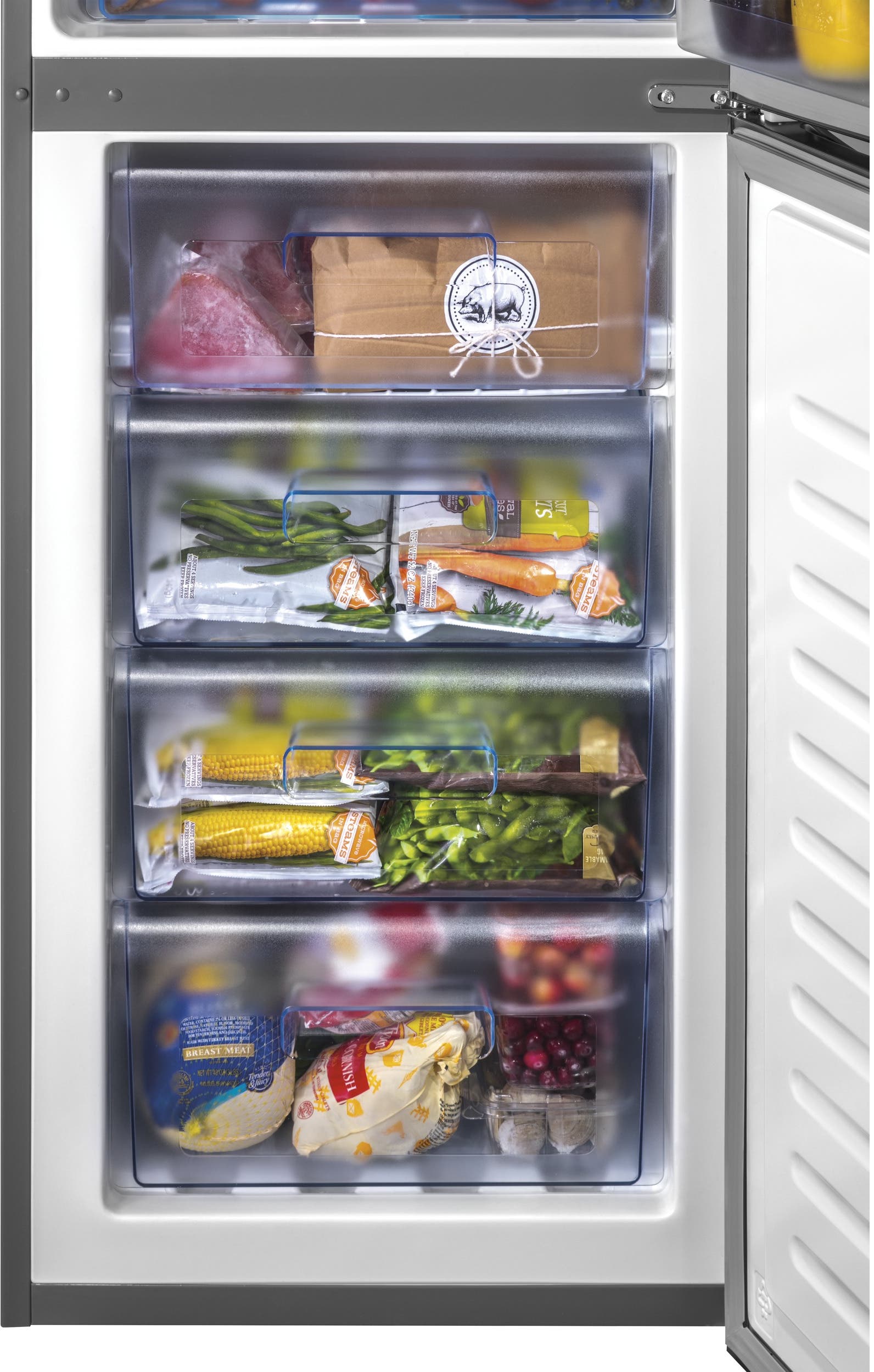 Haier HRB10N2BGS 23 Inch Bottom-Freezer Refrigerator
