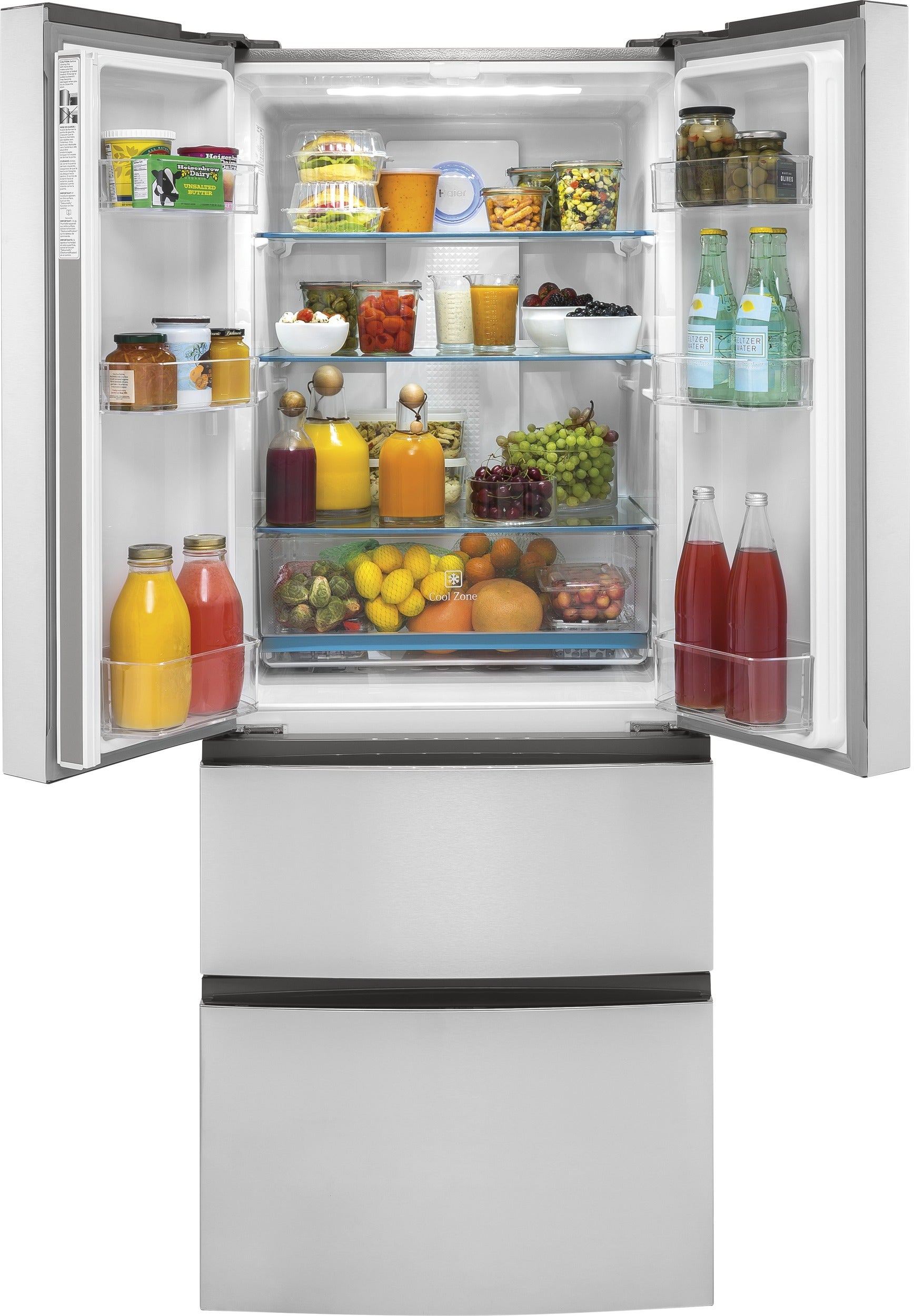 Haier 15 cu. ft. Counter-Depth Bottom Freezer Refrigerator - Thumbnail 5