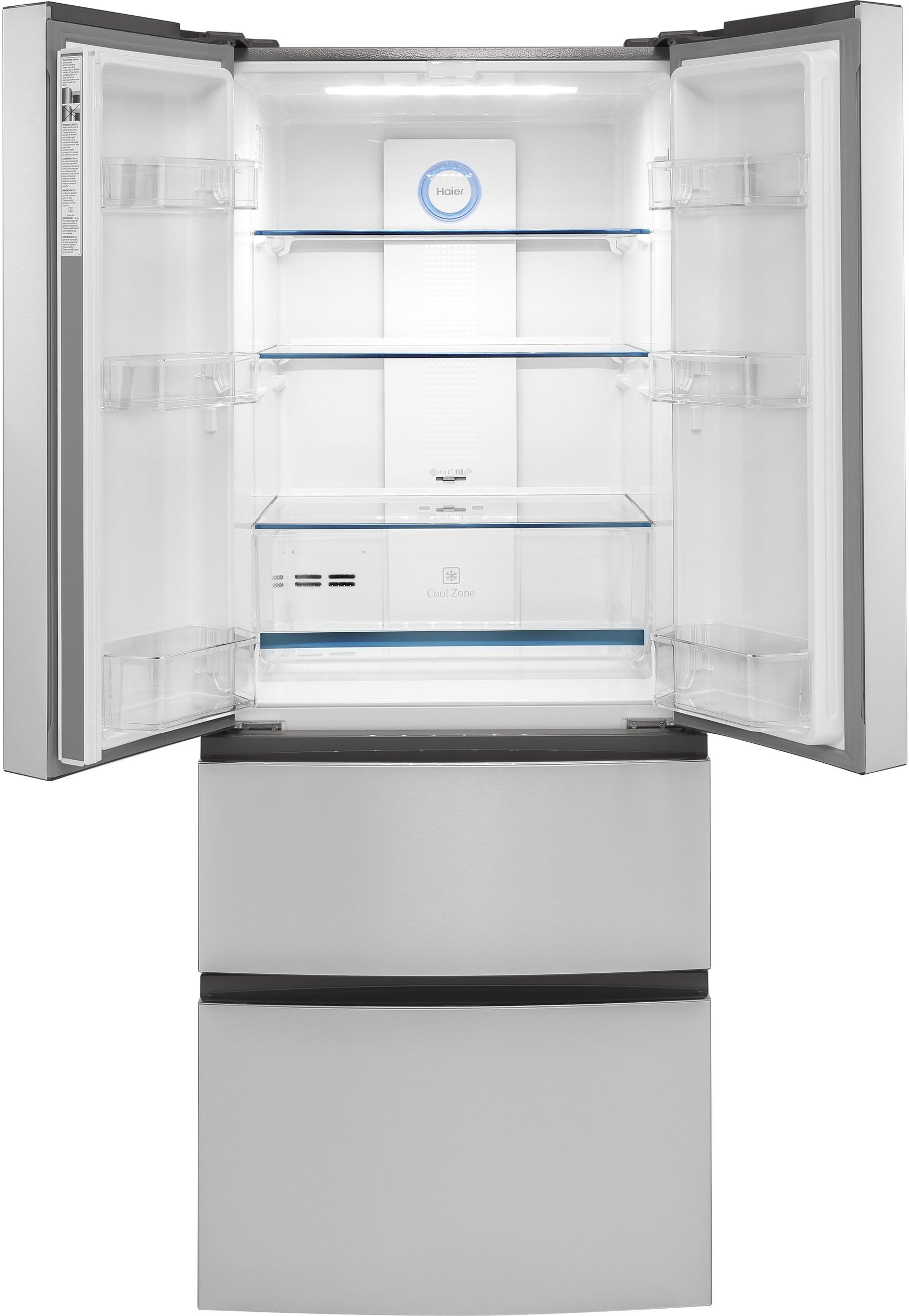 Haier 15 cu. ft. Counter-Depth Bottom Freezer Refrigerator - Thumbnail 3