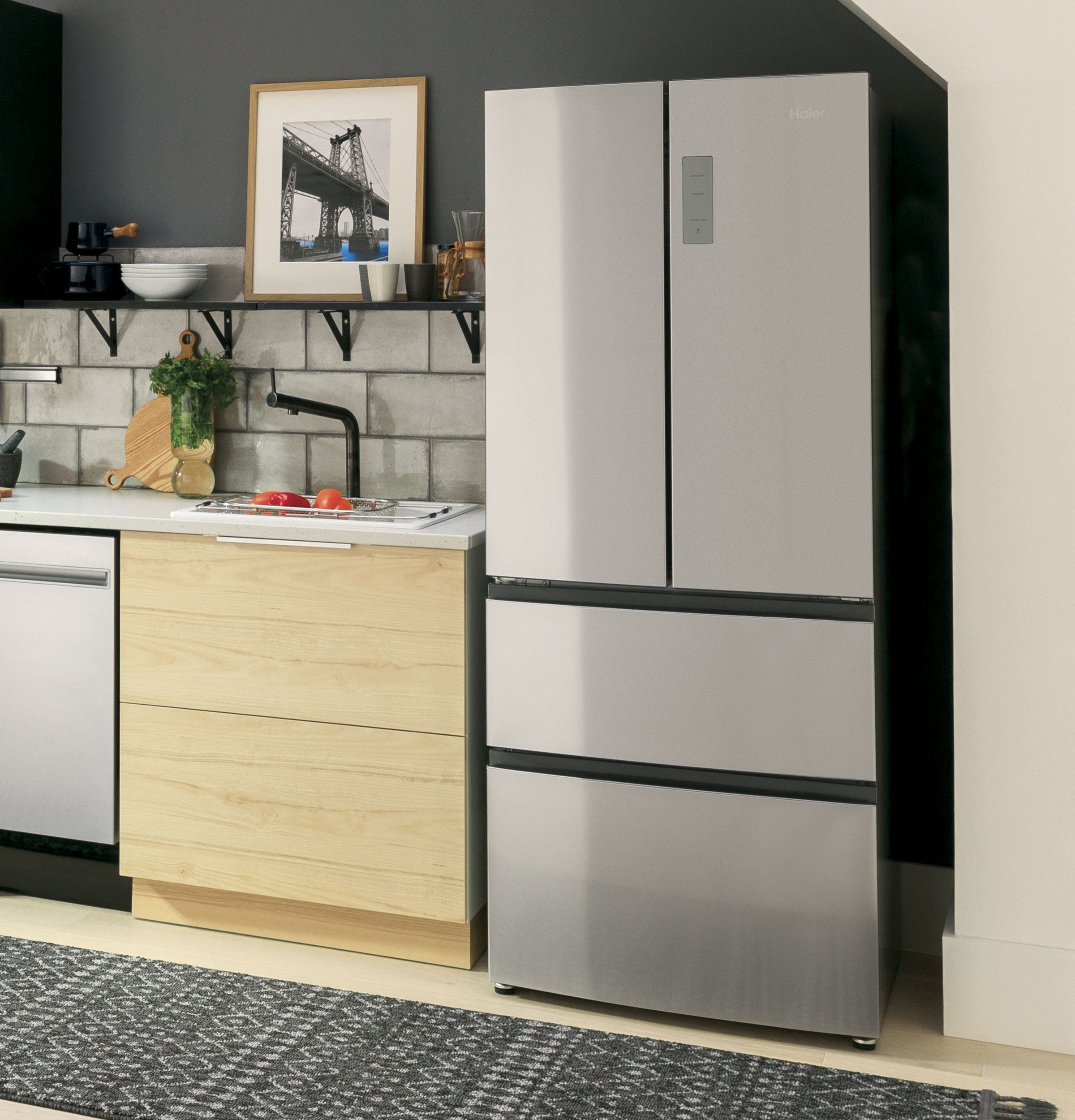 Haier HRF15N3AGS Stainless Steel