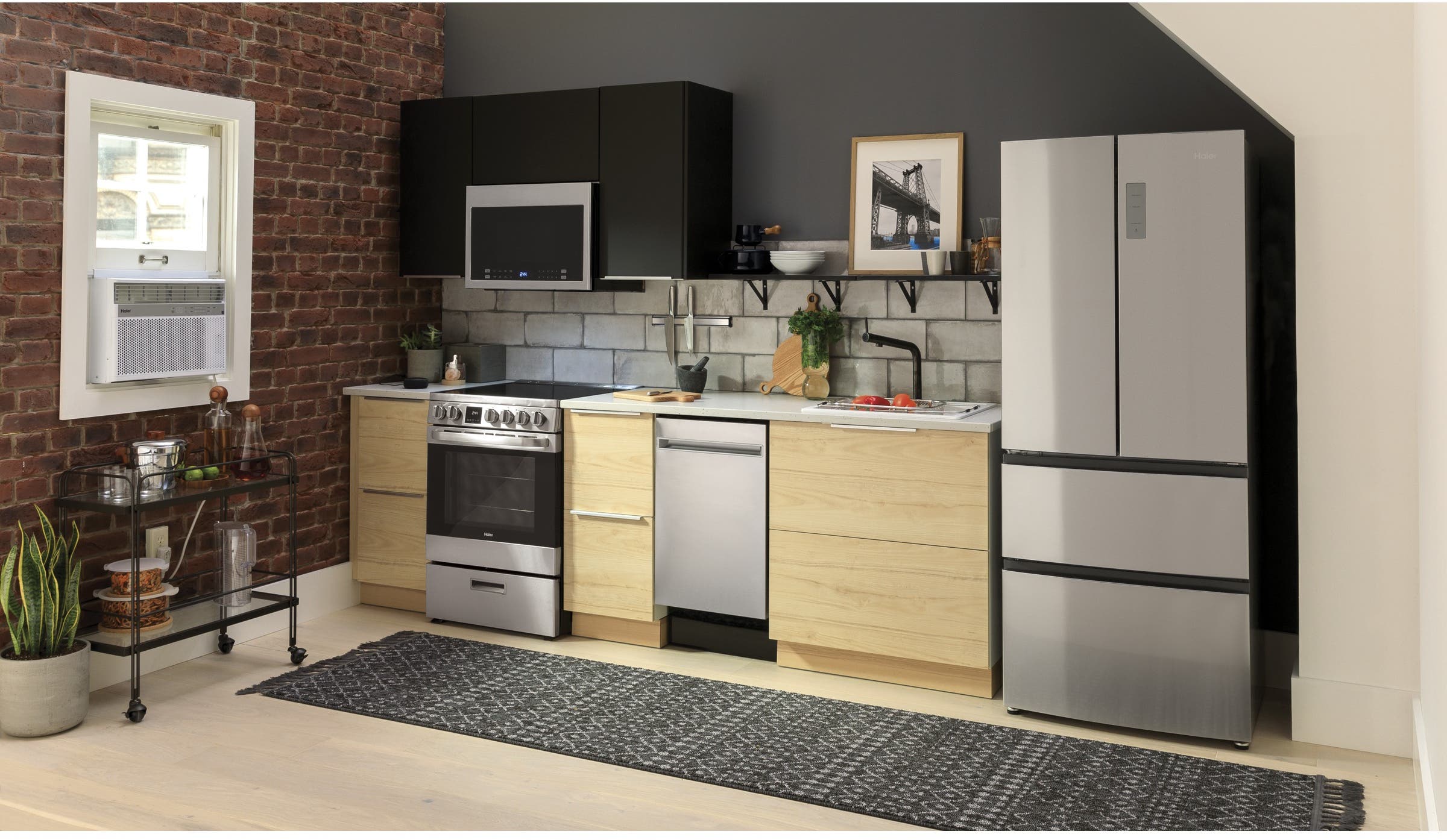 Haier HRF15N3AGS Stainless Steel