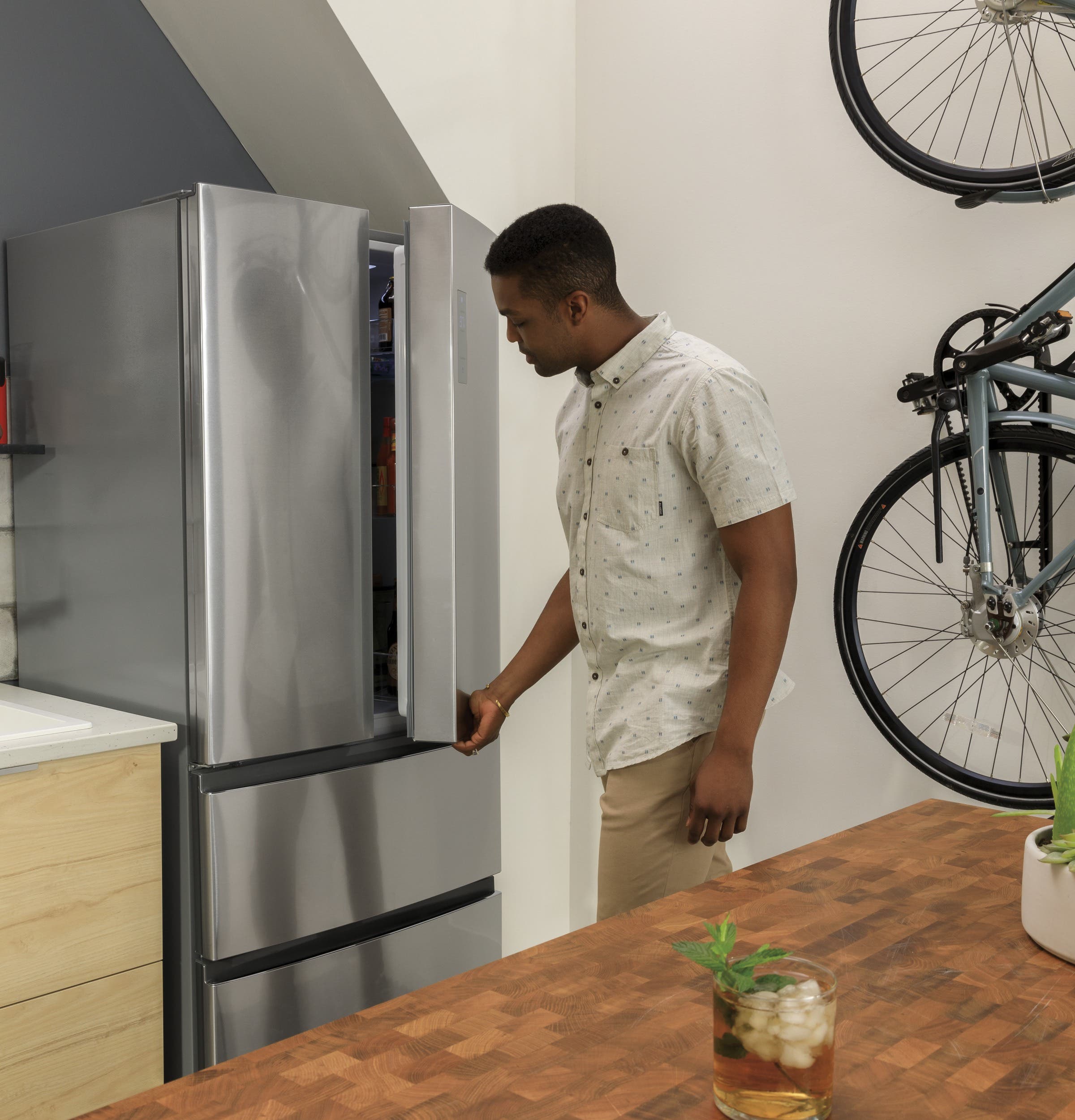 Haier HRF15N3AGS Stainless Steel