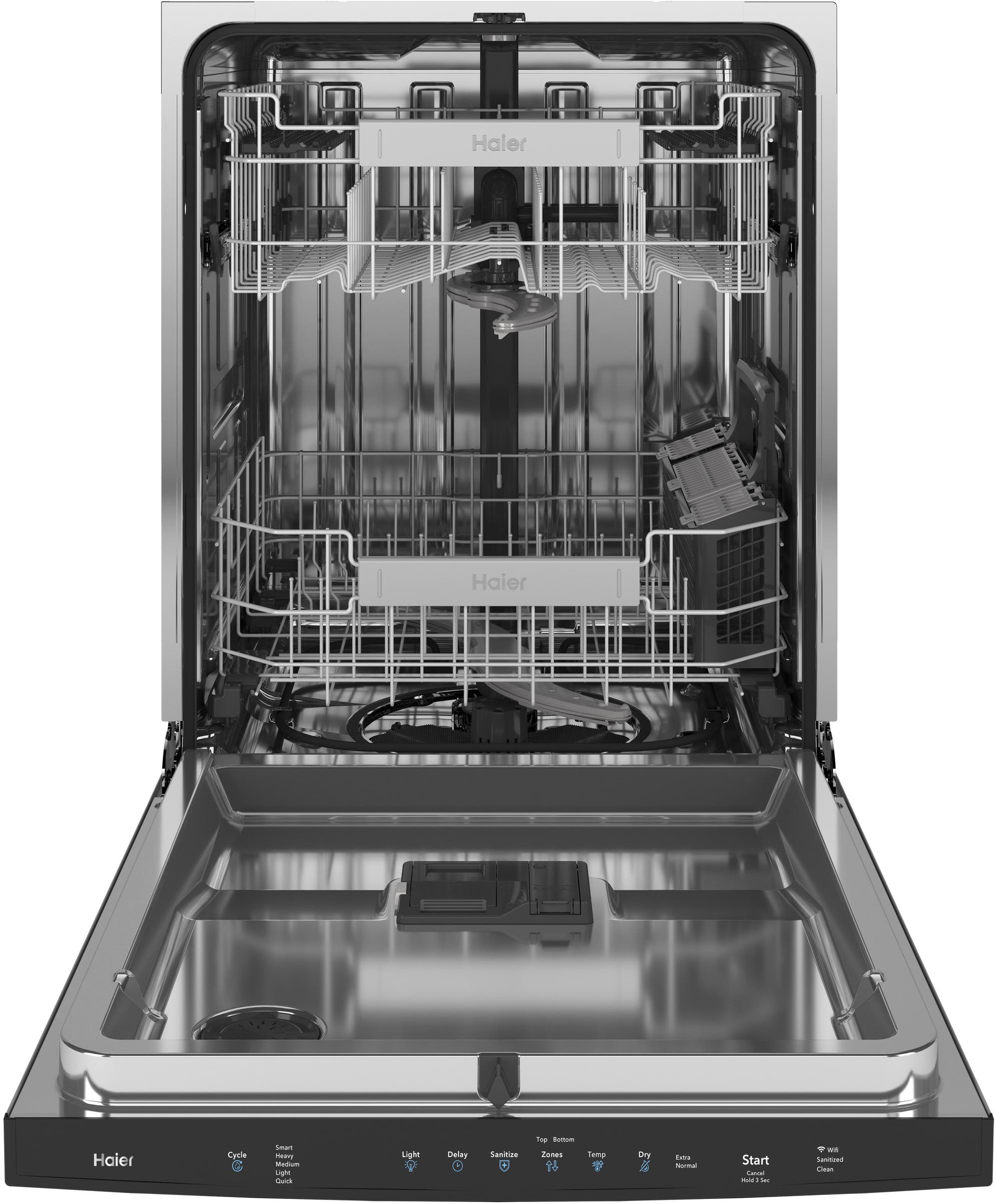 Haier QDP555SYNFS Stainless Steel, Fingerprint Resistant