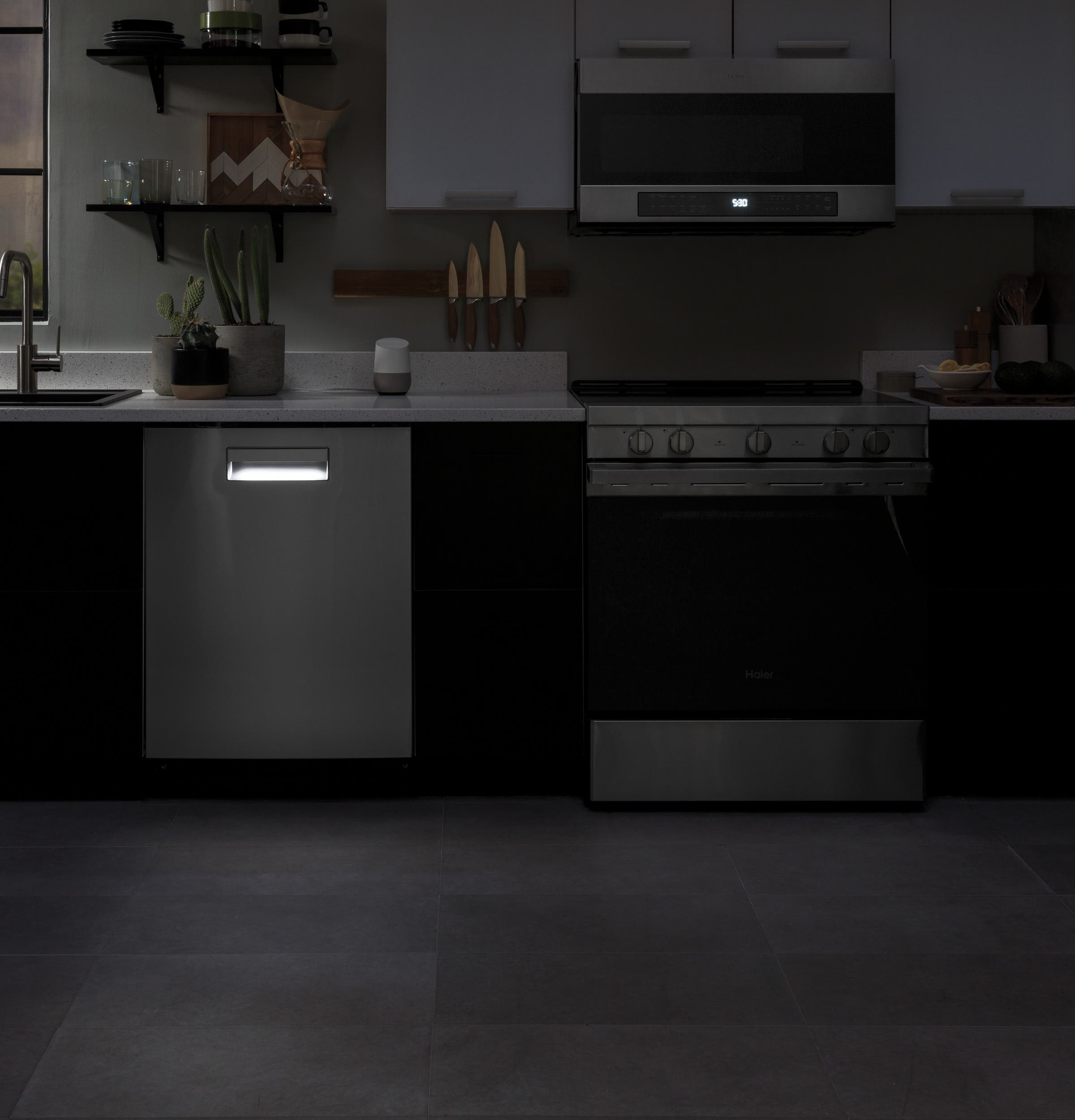 Haier QDP555SYNFS Stainless Steel, Fingerprint Resistant