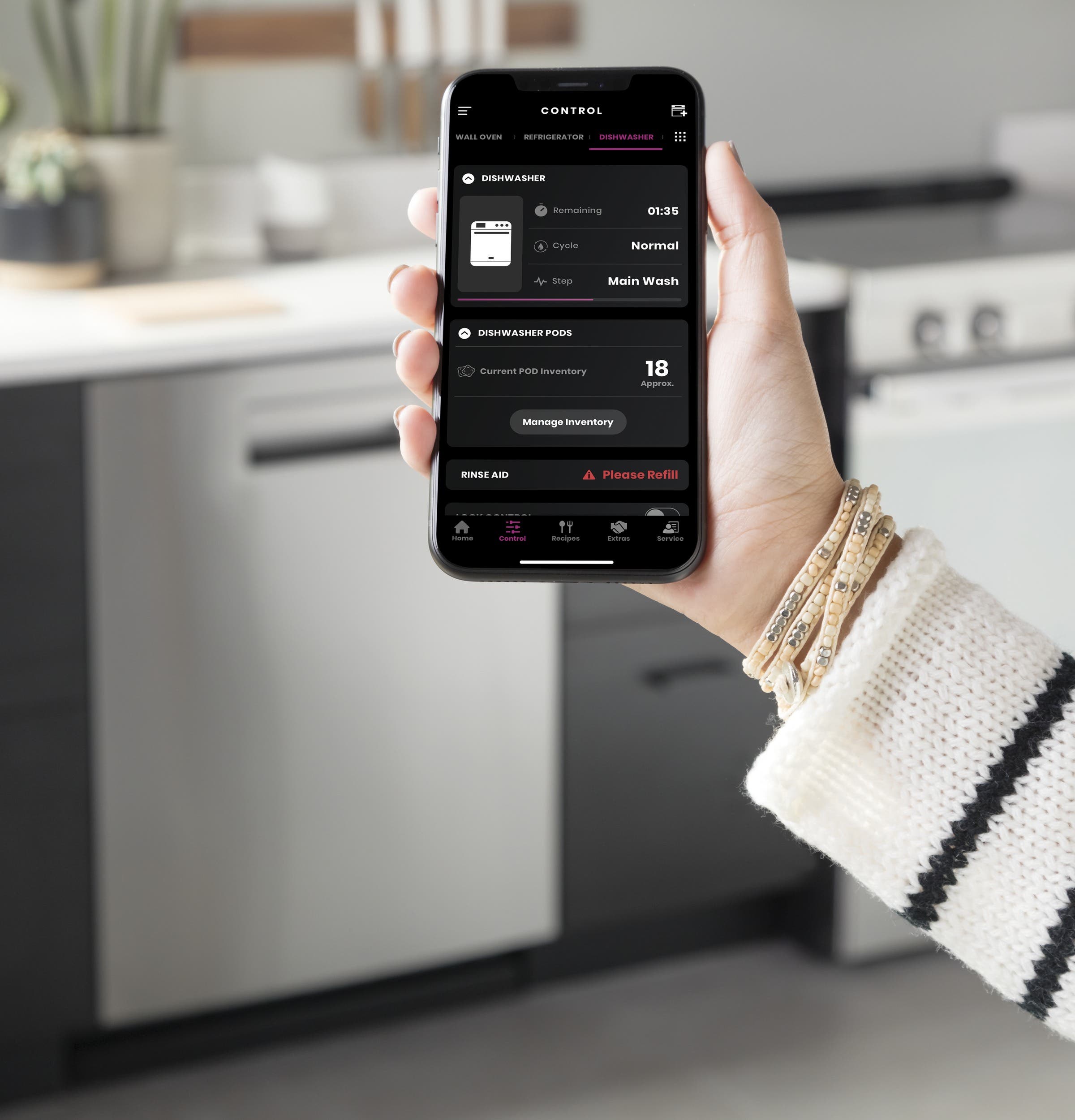 Haier QDP555SYNFS Stainless Steel, Fingerprint Resistant