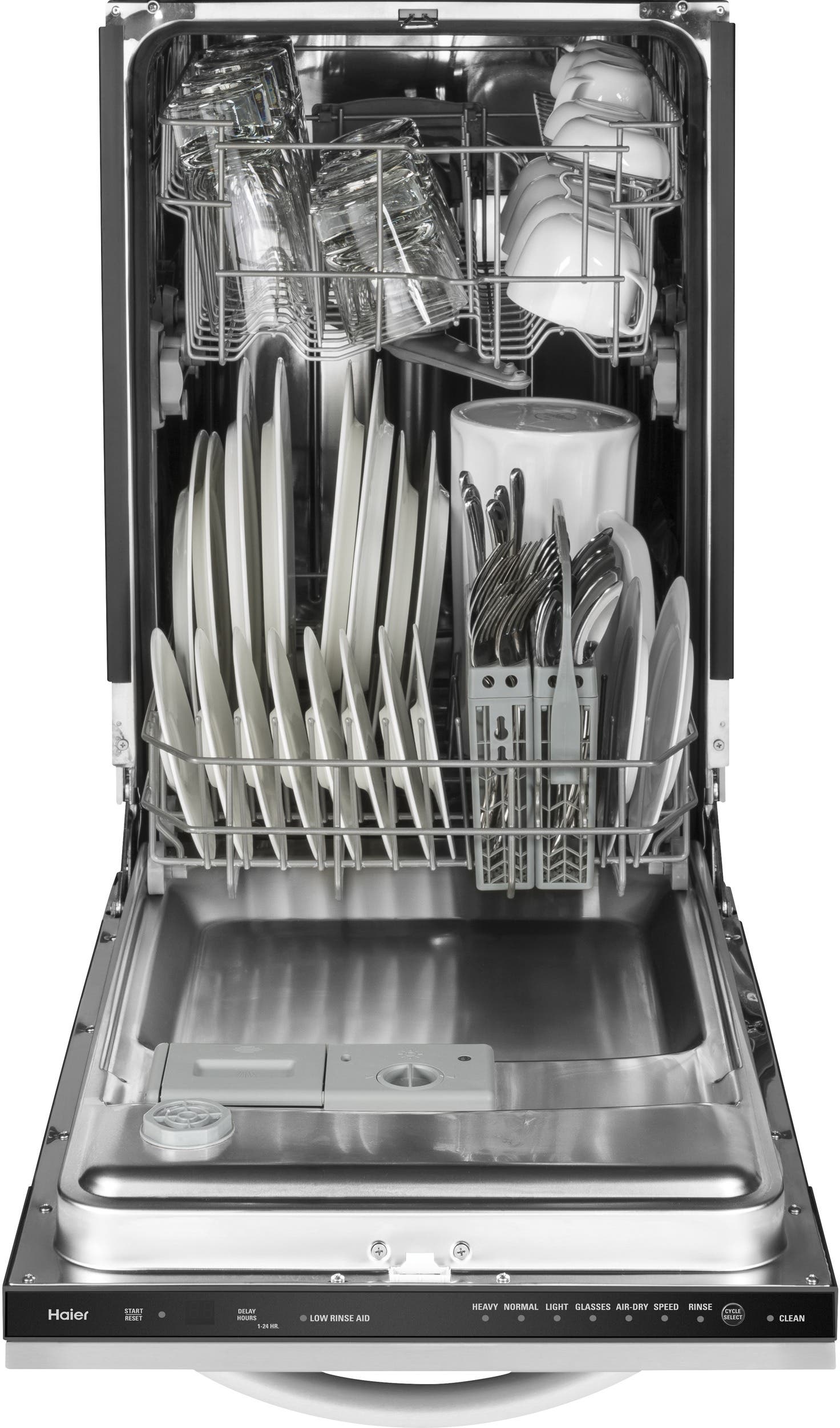 Haier QDT125SSKSS 18 Inch Fully Integrated Dishwasher