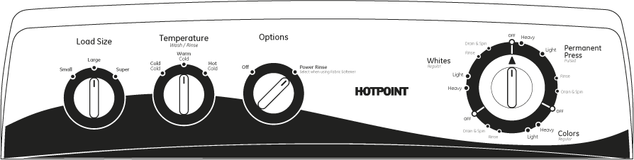 Hotpoint HTWP1200DWW White
