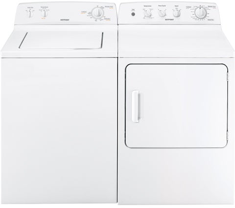 Hotpoint NWXR483EGWW 27" Electric Dryer with 6.0 cu. ft. Capacity, 8 Dr...