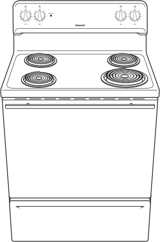 Hotpoint RB525DHCC Bisque
