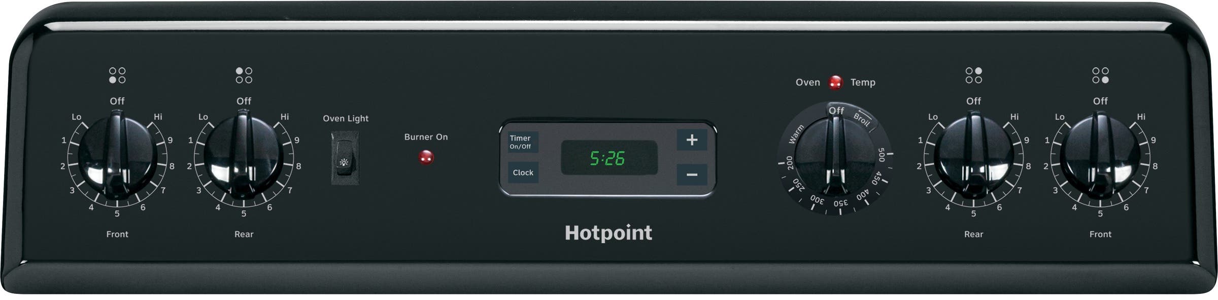 Hotpoint RB526DHBB Black