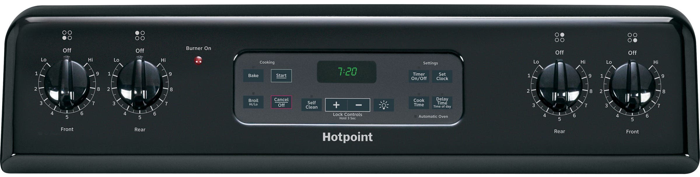 Hotpoint RB720DHBB Black