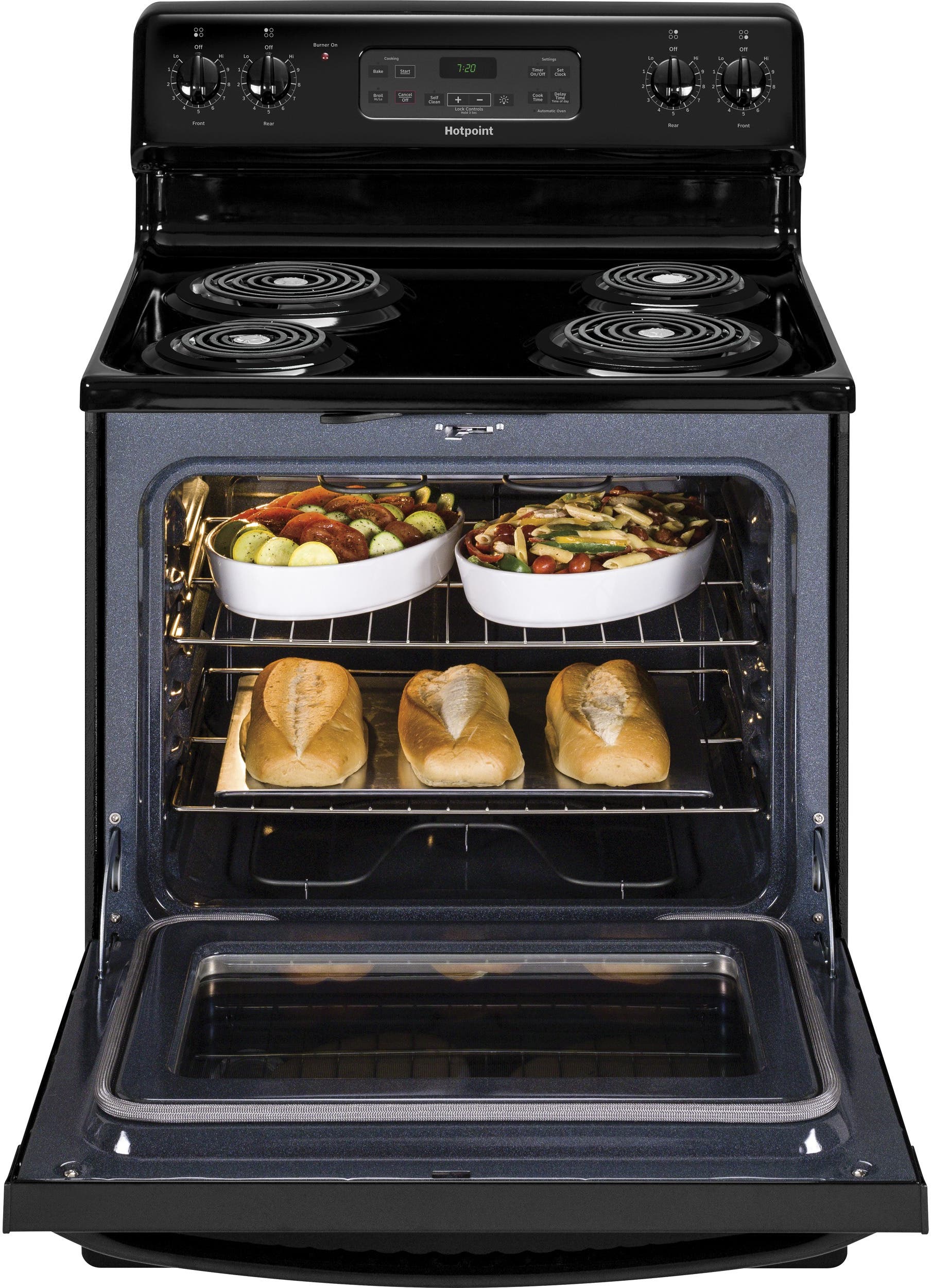 Hotpoint RB720DHBB Black