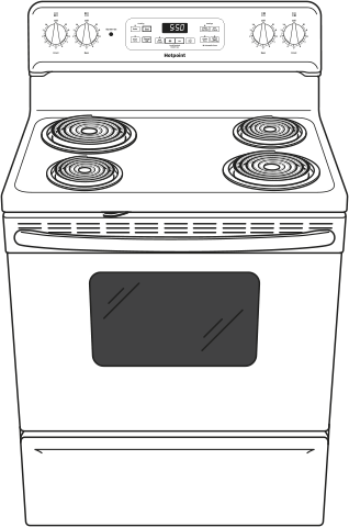 Hotpoint RB720DHWW White
