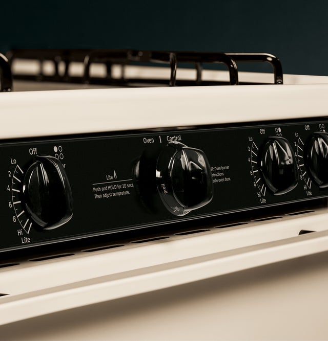 Hotpoint RGB518PCHCT Hotpoint 30" Free-standing Gas Range: Bisque