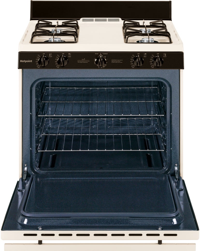 Hotpoint RGB518PCHCT Hotpoint 30" Free-standing Gas Range: Bisque