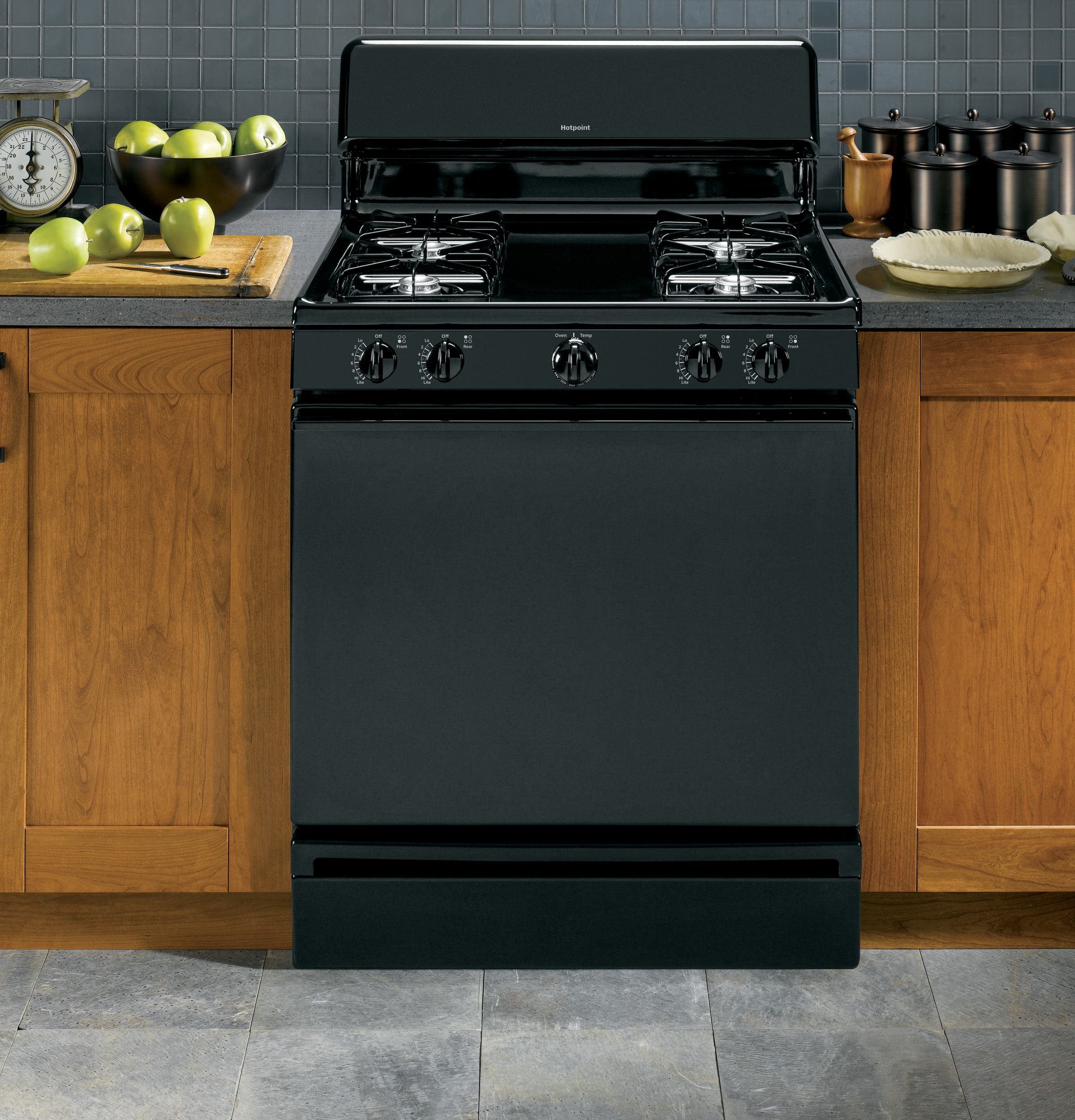 Hotpoint RGB525DEHBB Black