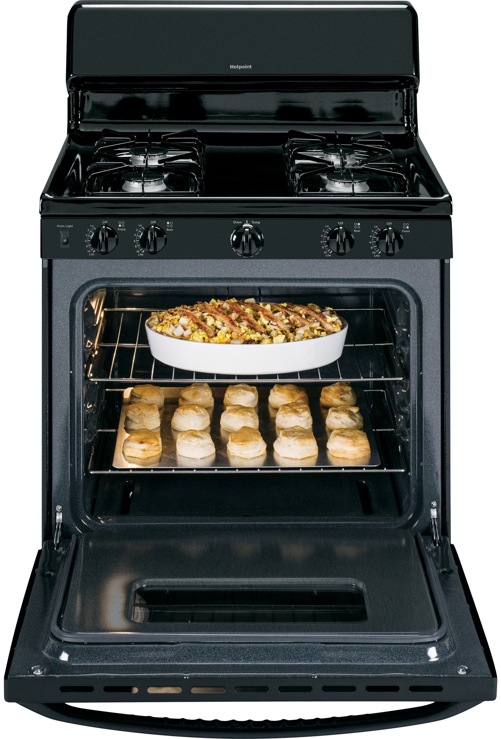 Hotpoint RGB526DEHBB Black