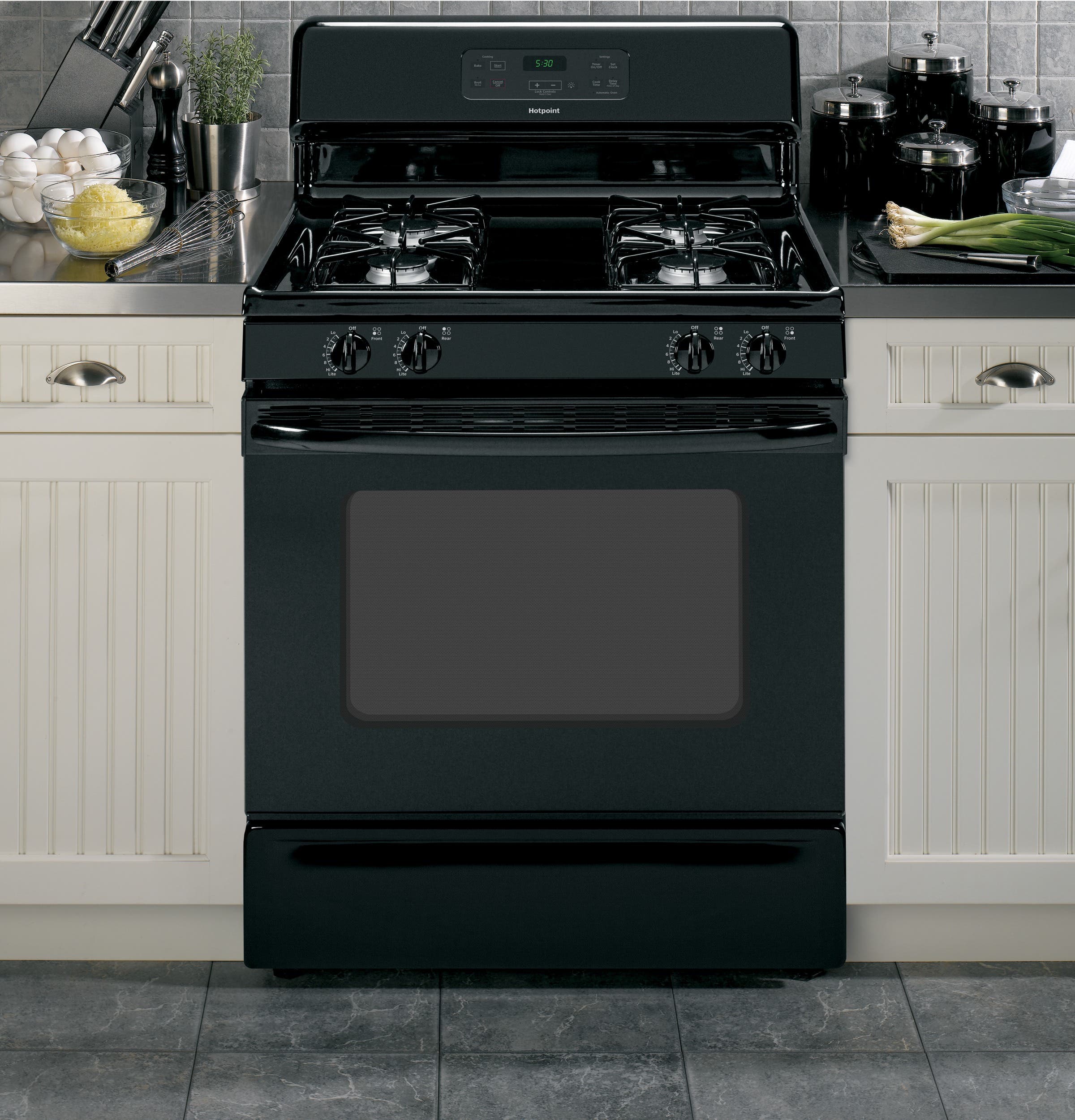 Hotpoint RGB530DEHBB Black