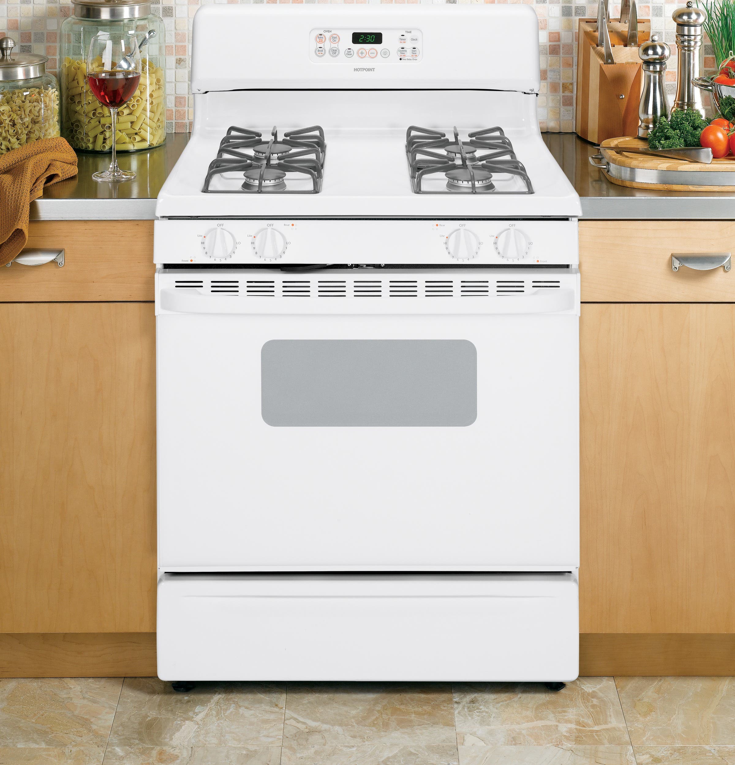 Hotpoint RGB746DEPWW White