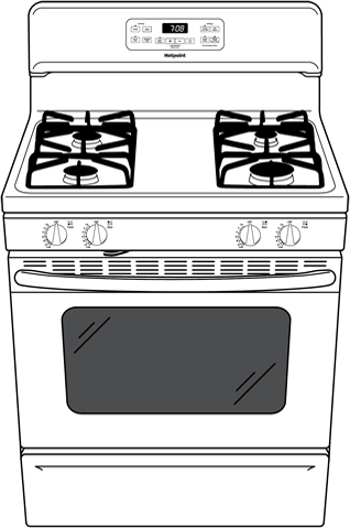 Hotpoint RGB780DEHBB Black