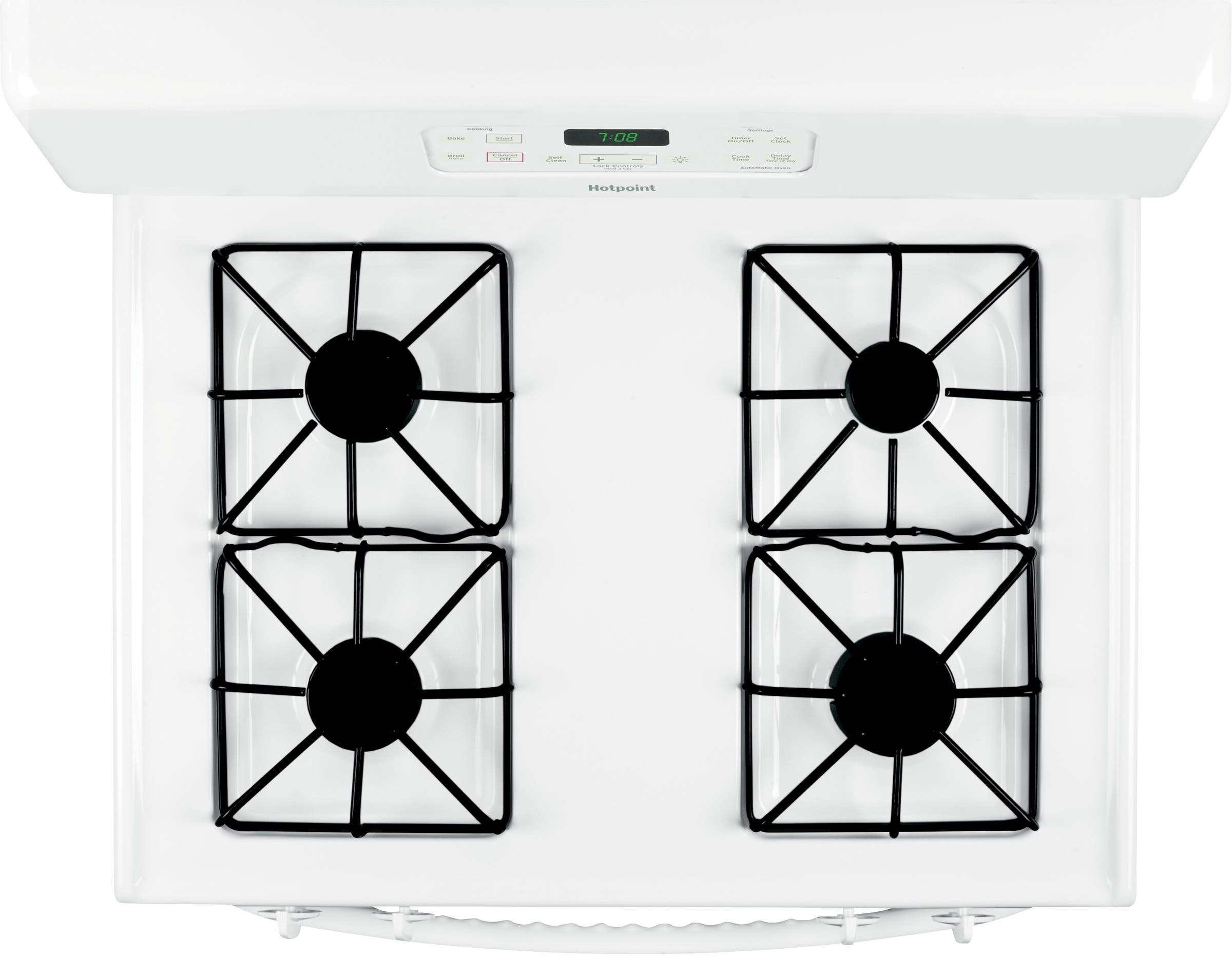 Hotpoint RGB780DEHWW White On White