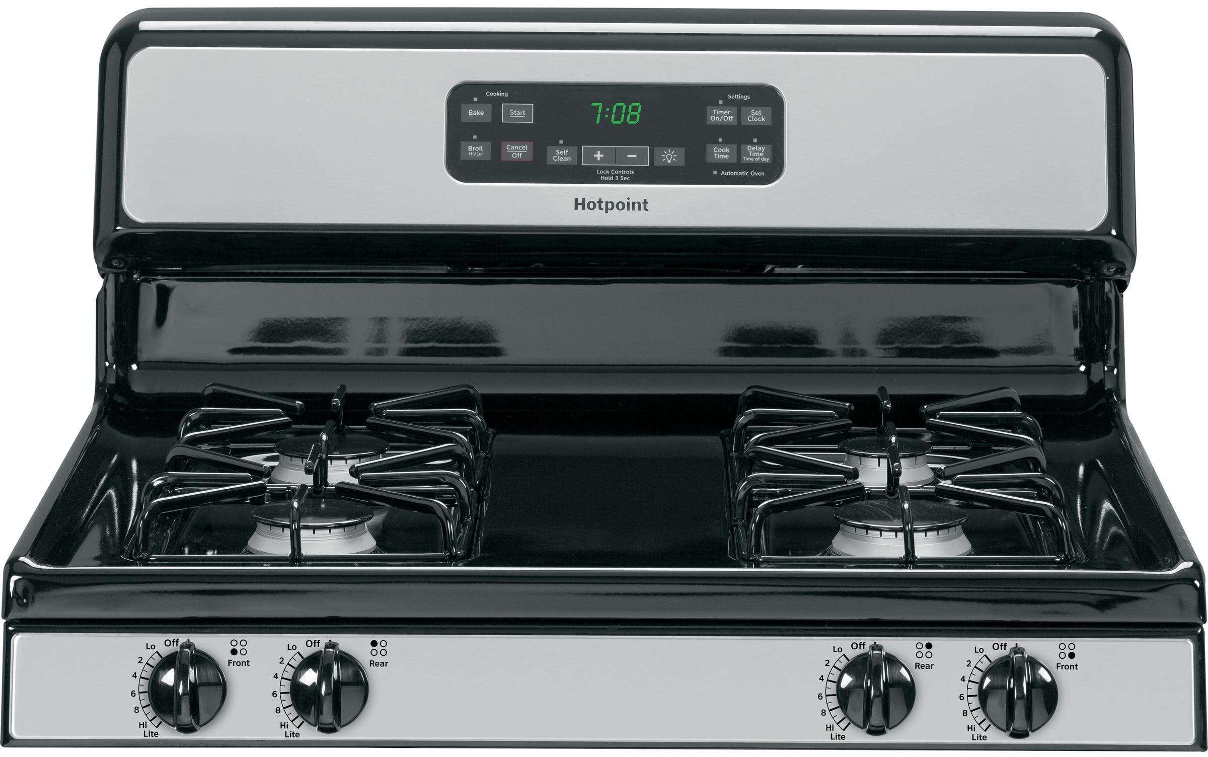Hotpoint RGB780REHSS 30" Freestanding Gas Range