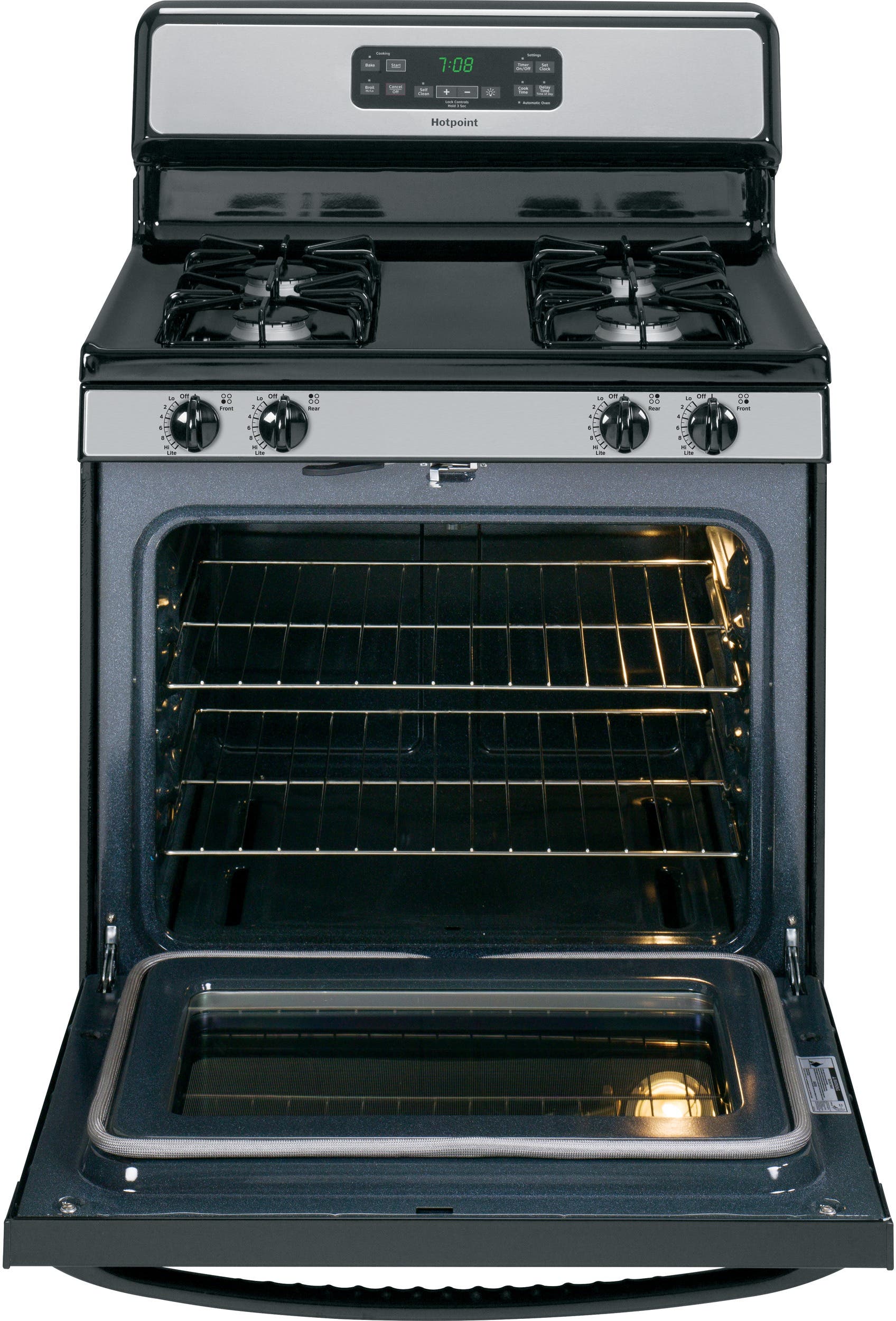 Hotpoint RGB780REHSS 30" Freestanding Gas Range