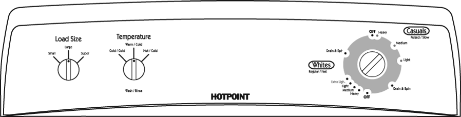 Hotpoint VLSR1090GWW White