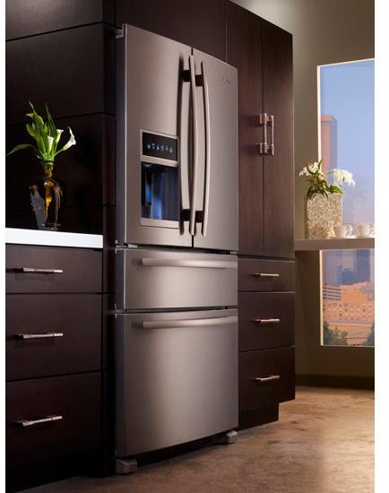 Jenn Air JFX2597AEM Freestanding Refrigerator Euro-style Stainless