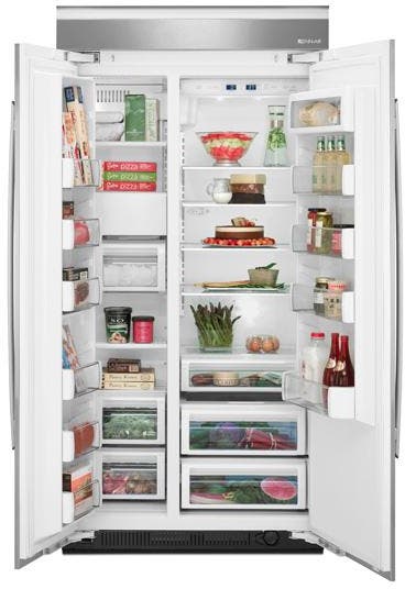 Jenn Air JS42NXFXDW 42" Built-in Side by Side Refrigerator