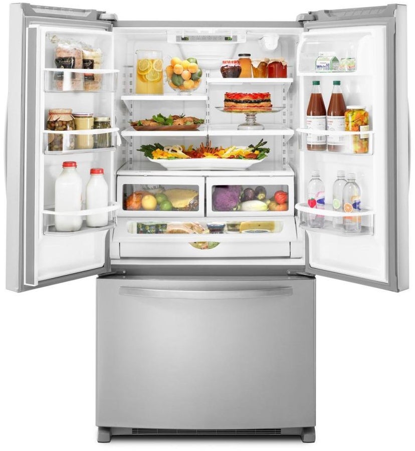 KitchenAid KBFS25EWMS 24.8 cu. ft. French Door Refrigerator with Adjusta...