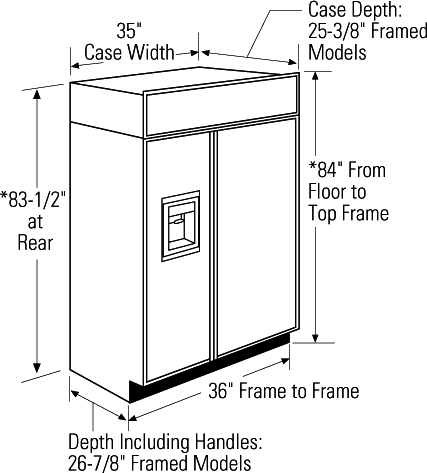 Monogram ZISB360DK Panel Ready