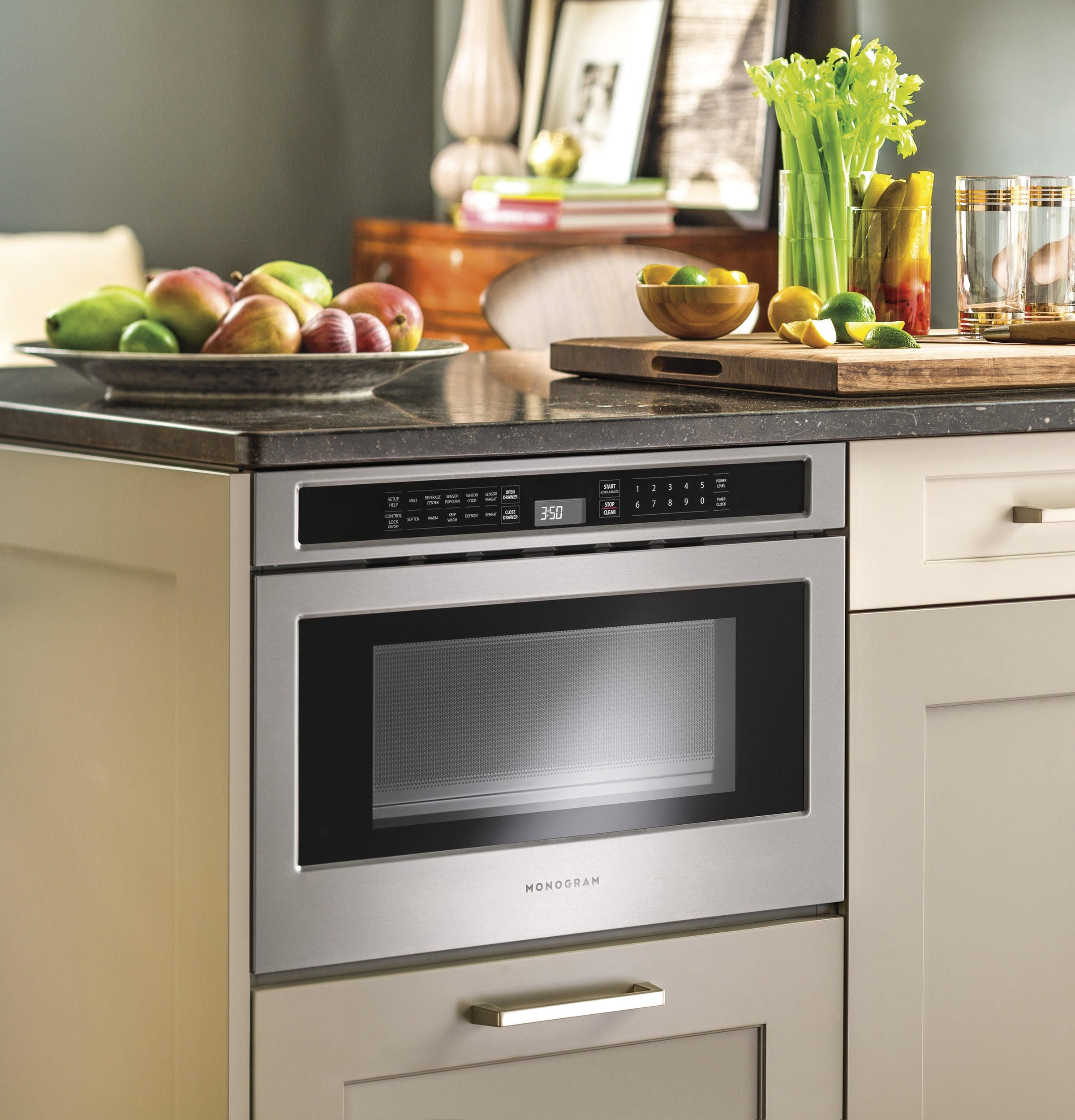 Monogram ZWL1126SJSS 24 Inch Microwave Drawer: Stainless Stainless