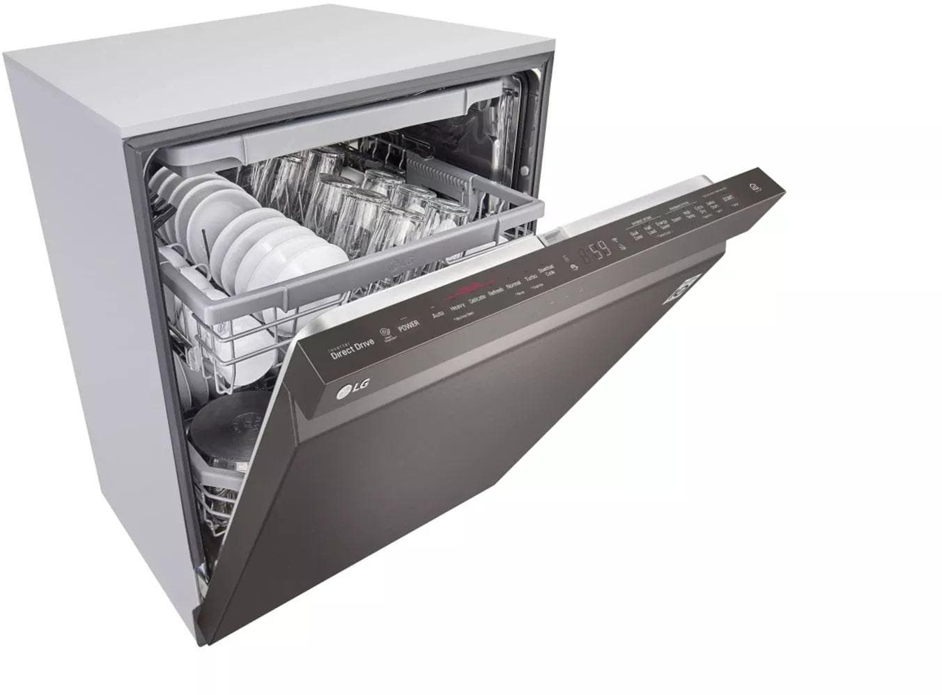 LG LDP6809BD Black Stainless Steel