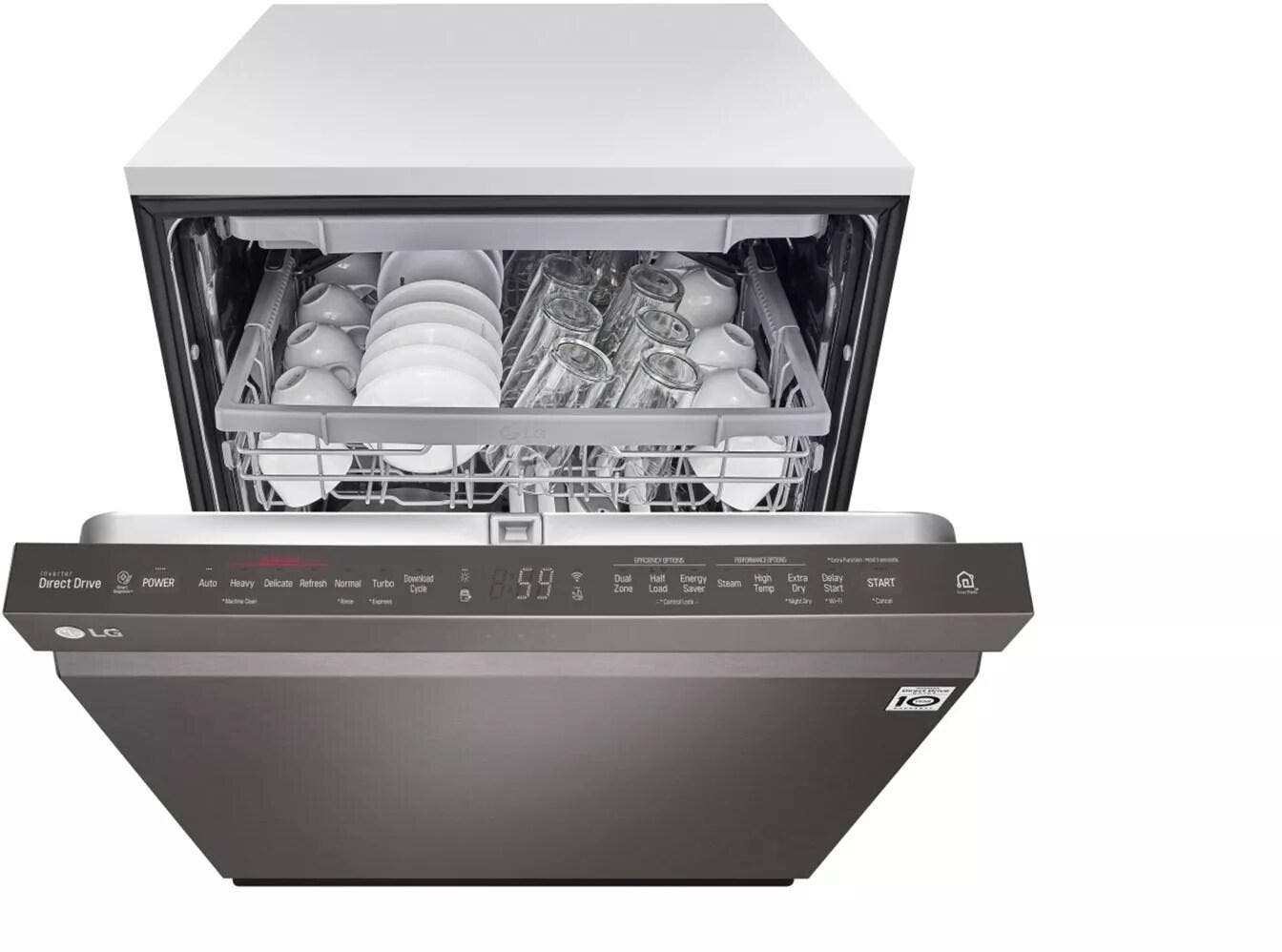 LG LDP6809BD Black Stainless Steel