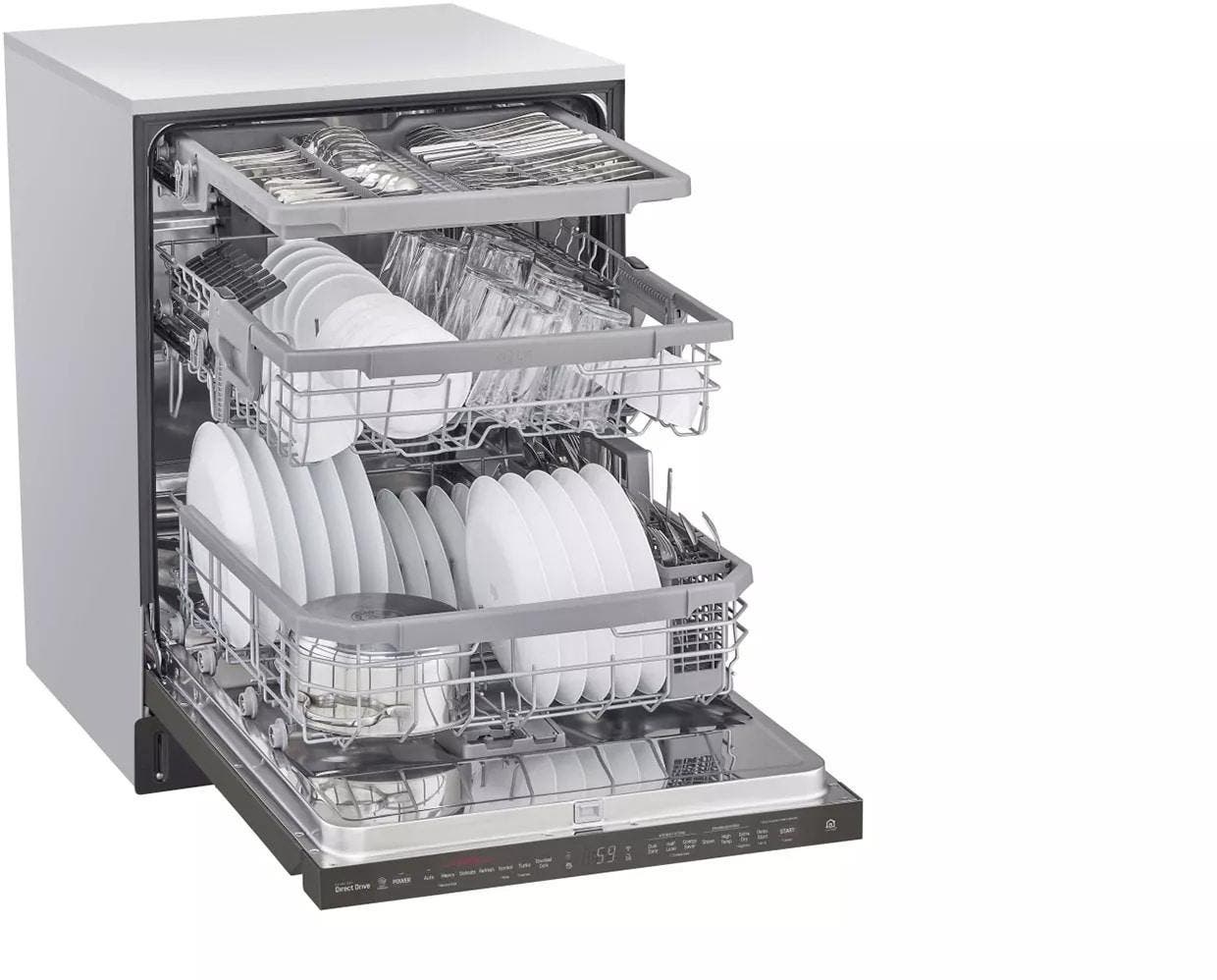 LG LDP6809BD Black Stainless Steel