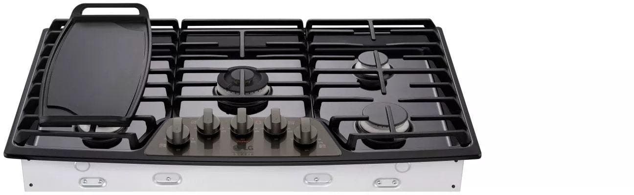 LG LSCG367BD Black Stainless Steel