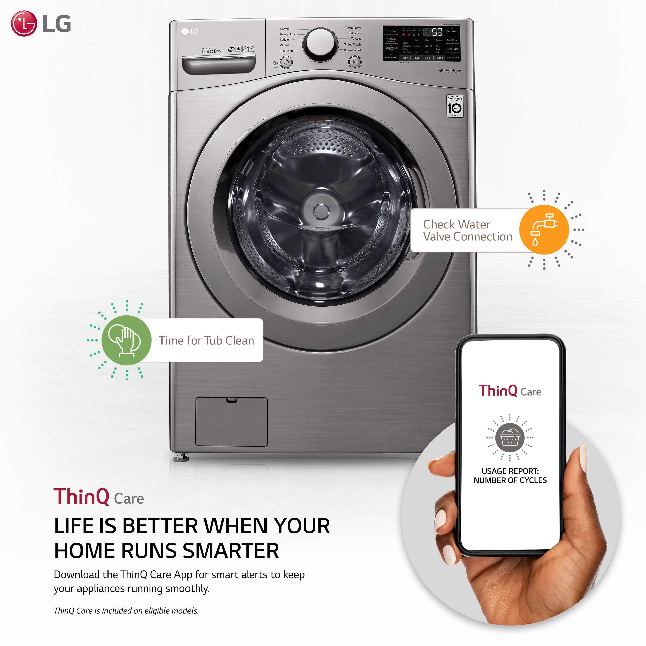 LG WM3460CV Graphite Steel