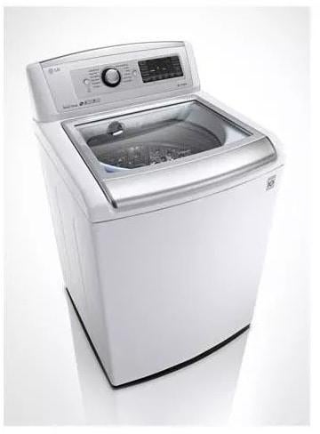 LG WT5480CW 27 Inch 5.0 cu. ft. Top Load Washer with 12 Wash P...