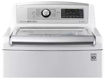 LG WT5480CW 27 Inch 5.0 cu. ft. Top Load Washer with 12 Wash P...