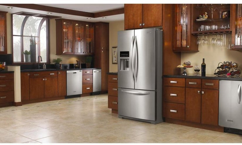 KitchenAid KFIV29PCMS 27 cu. ft. French Door Standard Depth Refrigerator...